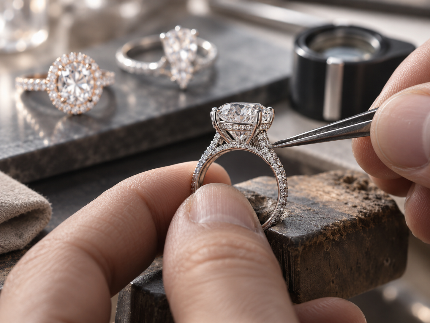 How To Choose A Setting For A 2 Carat Lab-Grown Diamond Ring